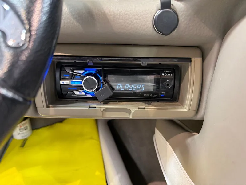 Slide: The Image of Sony car stereo in 2011 Crownline 21 SS boat. - 15