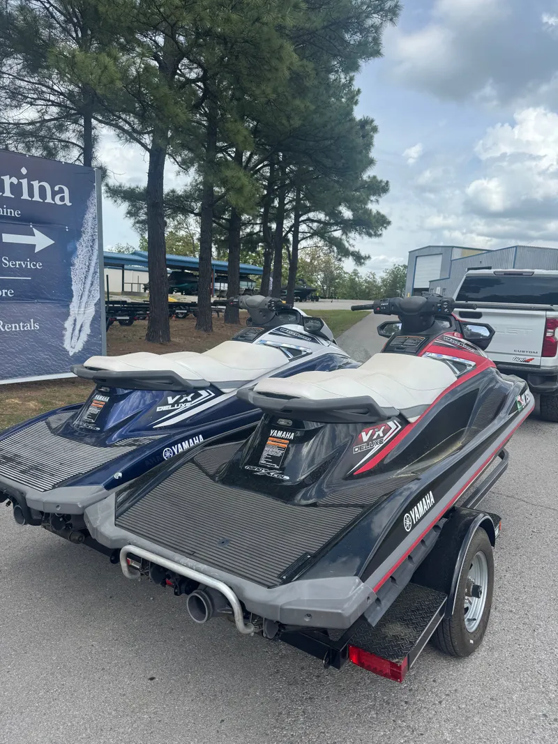 Slide: The Image of Two 2016 Yamaha WAVERUNNER jet skis on a trailer. - 4