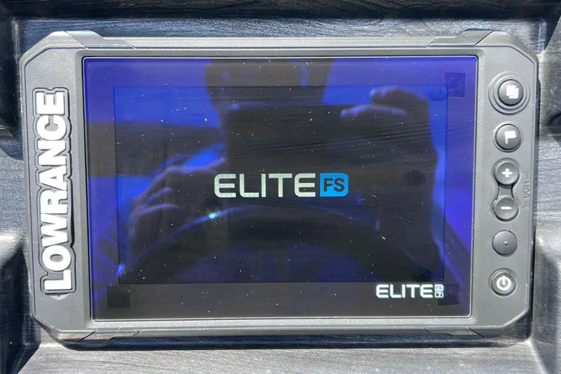 Slide: The Image of Lowrance Elite FS display on 2023 Bentley Pontoons 250 Elite Admiral. - 36