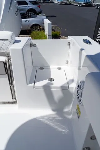 Slide: The Image of 2026 Sportsman Open 232 Center Console boat interior view. - 29