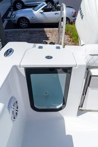 Slide: The Image of 2026 Sportsman Open 232 Center Console boat interior view. - 31