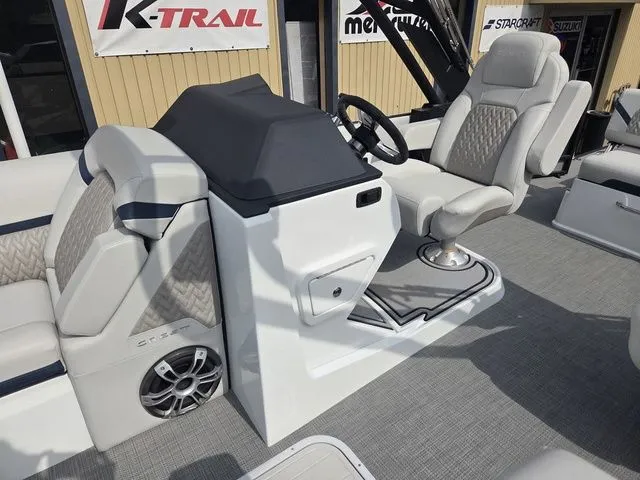 Slide: The Image of Crest Caribbean 230 Tri-Toon - Extended Rear Deck w/200h 2026 - 10