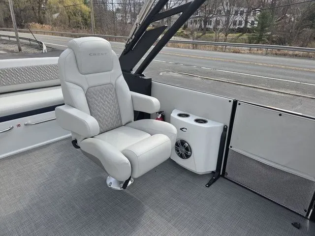 Slide: The Image of Crest Caribbean 230 Tri-Toon - Extended Rear Deck w/200h 2026 - 11