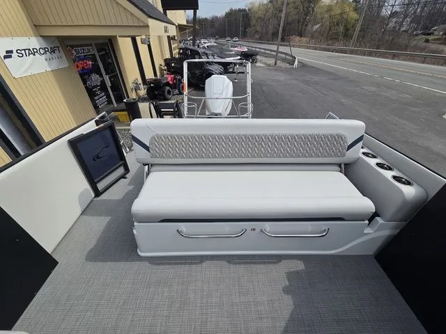 Slide: The Image of Crest Caribbean 230 Tri-Toon - Extended Rear Deck w/200h 2026 - 13