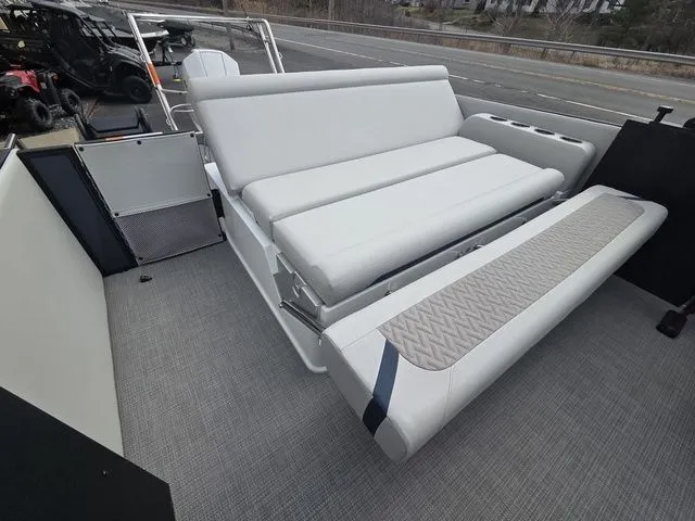 Slide: The Image of Crest Caribbean 230 Tri-Toon - Extended Rear Deck w/200h 2026 - 16