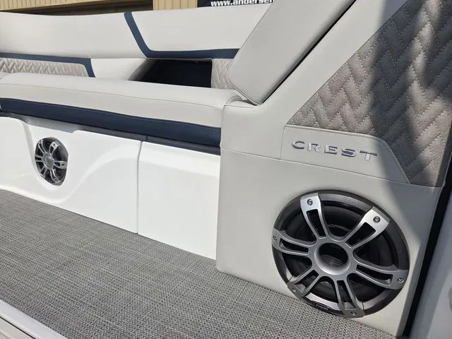 Slide: The Image of Crest Caribbean 230 Tri-Toon - Extended Rear Deck w/200h 2026 - 21