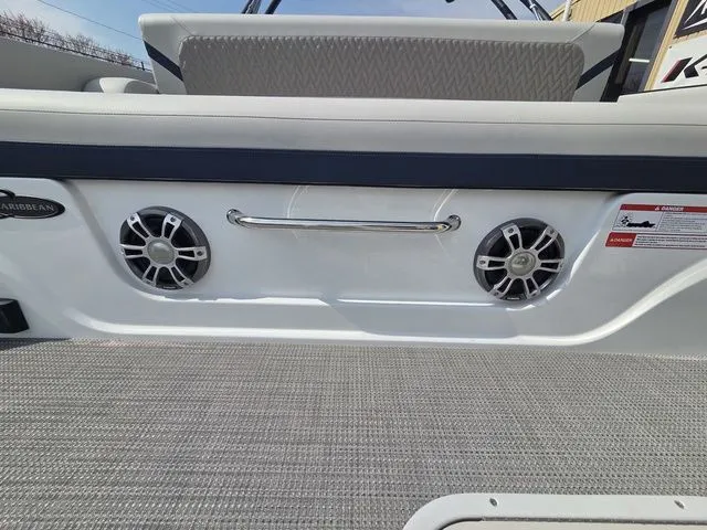 Slide: The Image of Crest Caribbean 230 Tri-Toon - Extended Rear Deck w/200h 2026 - 24