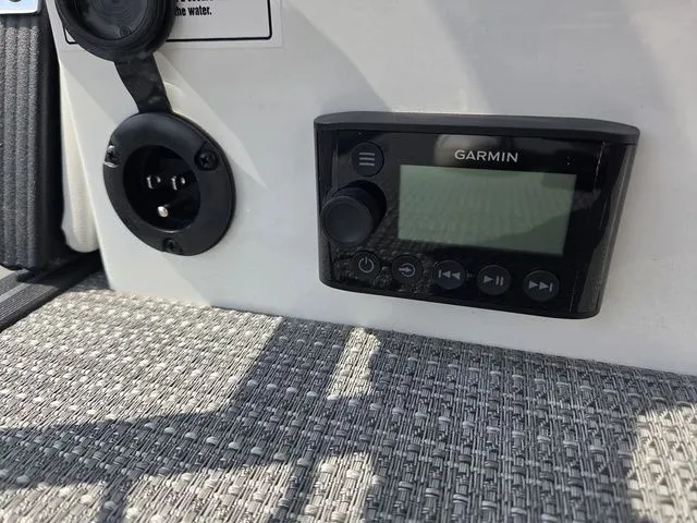 Slide: The Image of Crest Caribbean 230 Tri-Toon - Extended Rear Deck w/200h 2026 - 25