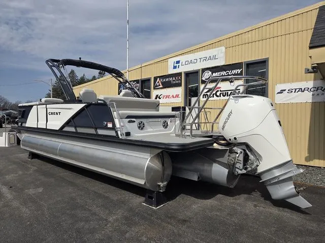 Slide: The Image of Crest Caribbean 230 Tri-Toon - Extended Rear Deck w/200h 2026 - 3