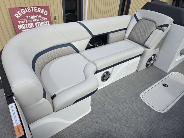 Slide: The Image of Crest Caribbean 230 Tri-Toon - Extended Rear Deck w/200h 2026 - 7