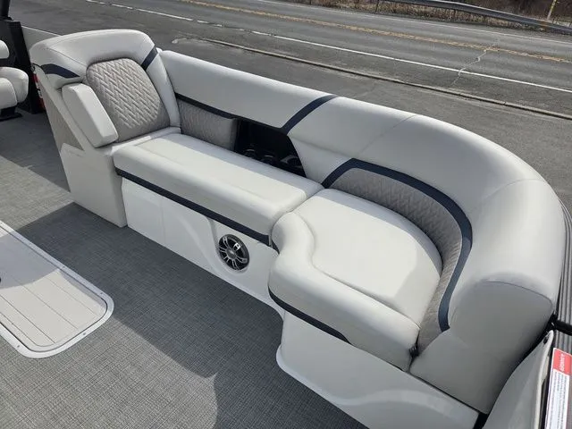 Slide: The Image of Crest Caribbean 230 Tri-Toon - Extended Rear Deck w/200h 2026 - 8