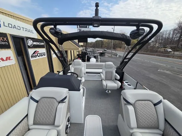 Slide: The Image of Crest Caribbean 230 Tri-Toon - Extended Rear Deck w/200h 2026 - 9