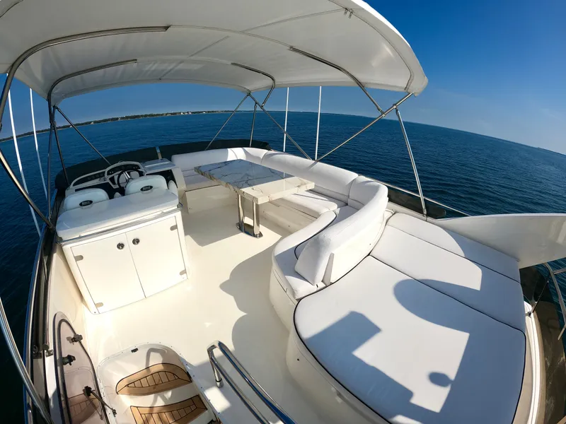 Slide: The Image of Viking Princess F54 Flybridge 2009 on open sea. - 16