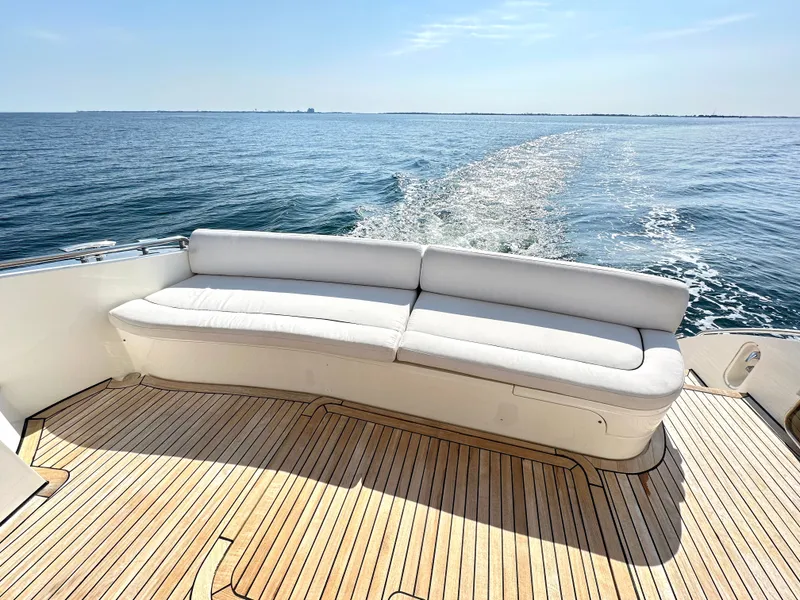 Slide: The Image of Viking Princess F54 Flybridge 2009 cruising on open sea. - 18