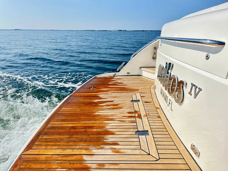 Slide: The Image of Viking Princess F54 Flybridge 2009 on open sea. - 20