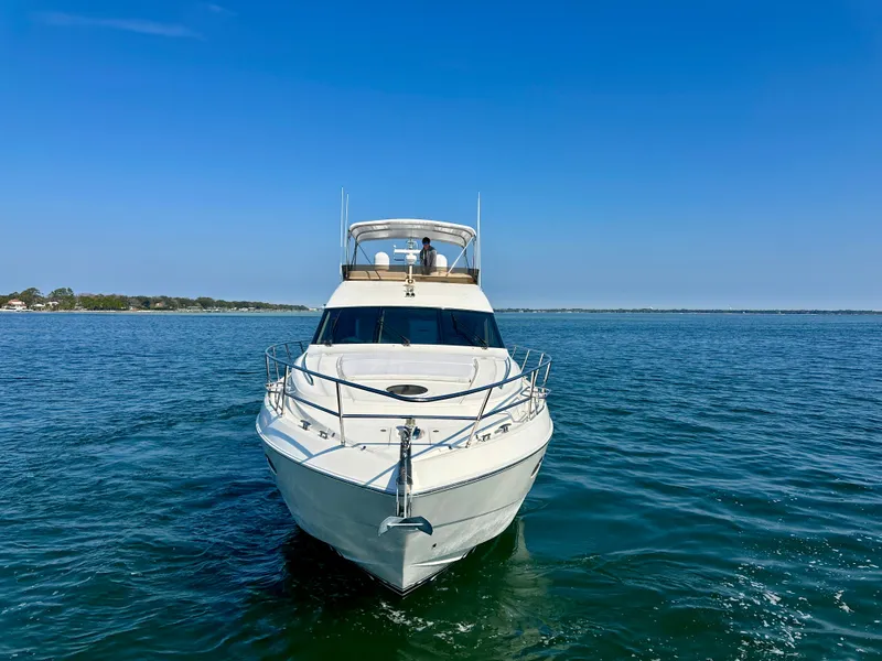 Slide: The Image of Viking Princess F54 Flybridge 2009 on open sea. - 4