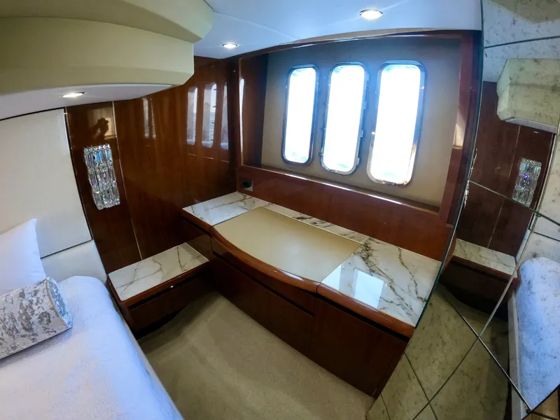 Slide: The Image of Luxurious interior of Viking Princess F54 Flybridge 2009 yacht. - 41