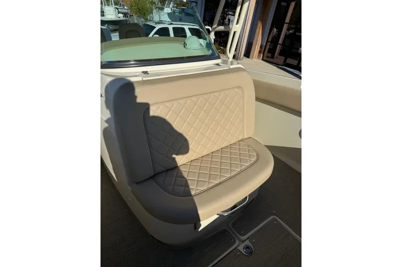 Slide: The Image of Beige seat cushion on 2015 Chris-Craft 291 Catalina boat. - 6