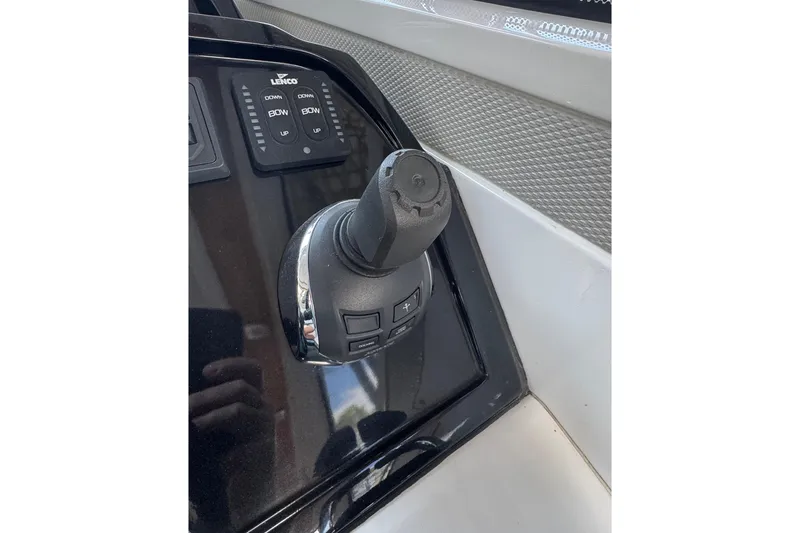 Slide: The Image of Joystick control panel on 2020 Evolve 360HT boat dashboard. - 10