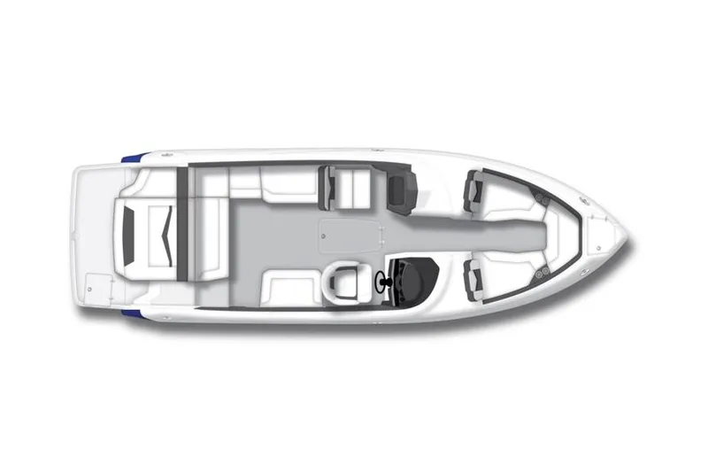 Slide: The Image of Manufacturer Provided Image: 2020 Monterey 278SS Super Sport boat top view, showcasing seating and layout design. - 14