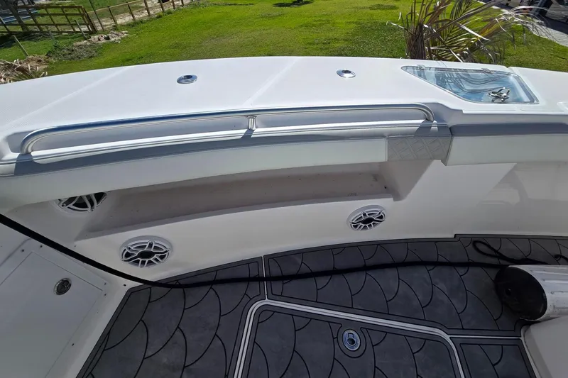 Slide: The Image of rod holders and forward live well - 17