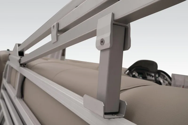 Slide: The Image of Close-up of 2023 Sun Tracker Party Barge 20 DLX railing. - 44