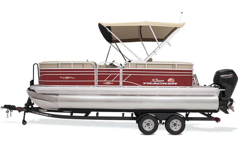 Slide: The Image of Sun Tracker Party Barge 20 DLX 2023 - 57