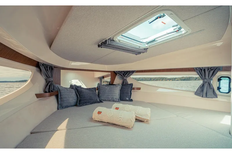 Slide: The Image of Manufacturer Provided Image: Interior of Marex 330 Scandinavia yacht, model year 2026. - 14