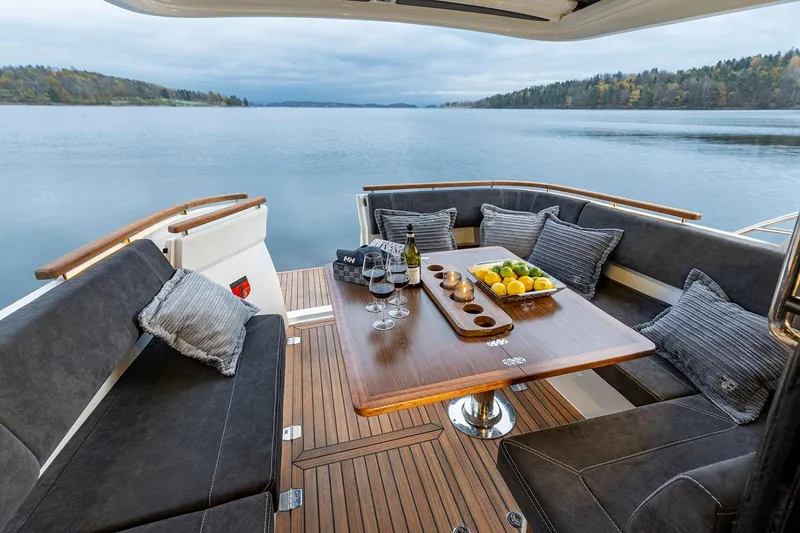 Slide: The Image of Manufacturer Provided Image: Luxurious interior of Marex 330 Scandinavia yacht, year 2026. - 6