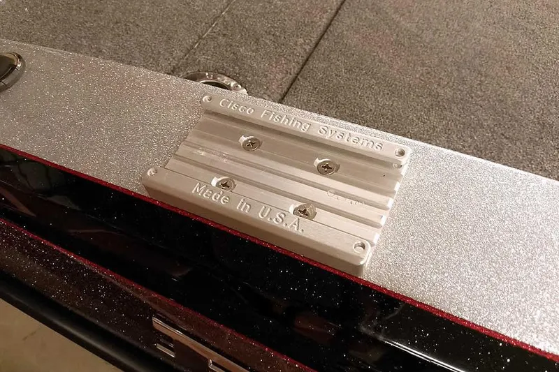 Slide: The Image of 2024 Ranger 1850MS Reata boat with Cisco Fishing Systems mount, Made in USA. - 40