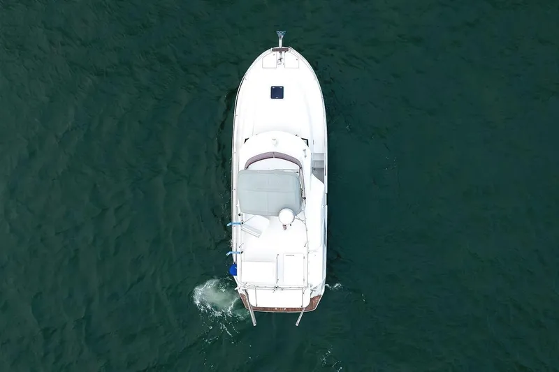 Slide: The Image of Aerial view of 2018 Beneteau Swift Trawler 30 Stern Thruster. - 15