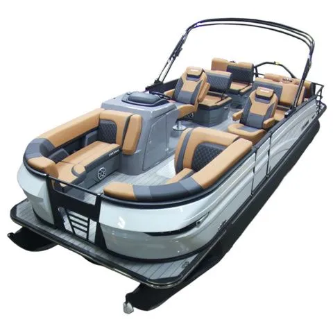 The Image of 2026 Sylvan L3 RLZ pontoon boat with luxurious interior seating. - 1