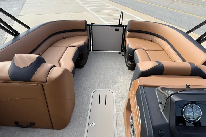 Slide: The Image of Luxurious interior of 2026 Avalon Catalina Entertainer Funship with plush seating and modern design. - 13