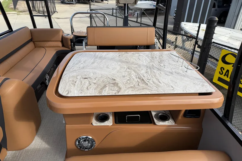 Slide: The Image of Luxurious interior of 2026 Avalon Catalina Entertainer Funship with elegant seating and table. - 41