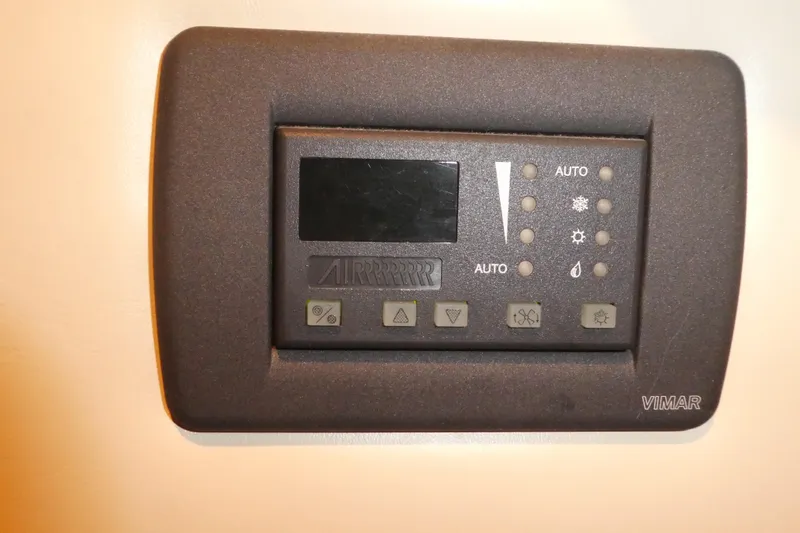 Slide: The Image of Control panel on a 2006 Carver 366 Motor Yacht, featuring Vimar interface. - 35