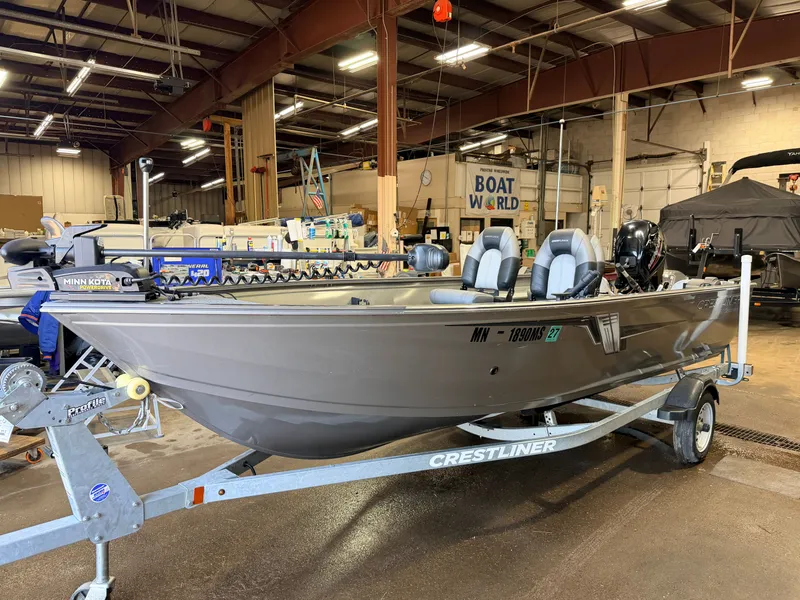 Slide: The Image of Crestliner 1650 Discovery Aluminum Fishing Boat - $13,995 2021 - 36