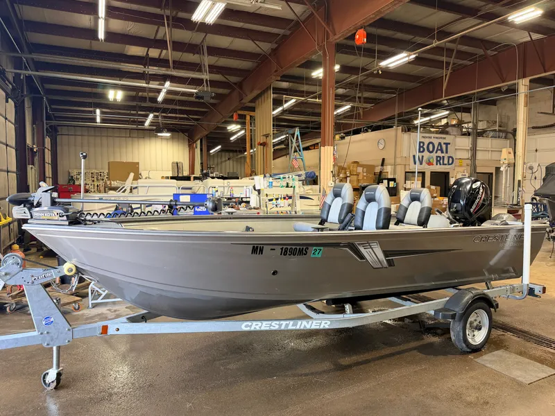 Slide: The Image of Crestliner 1650 Discovery Aluminum Fishing Boat - $13,995 2021 - 37