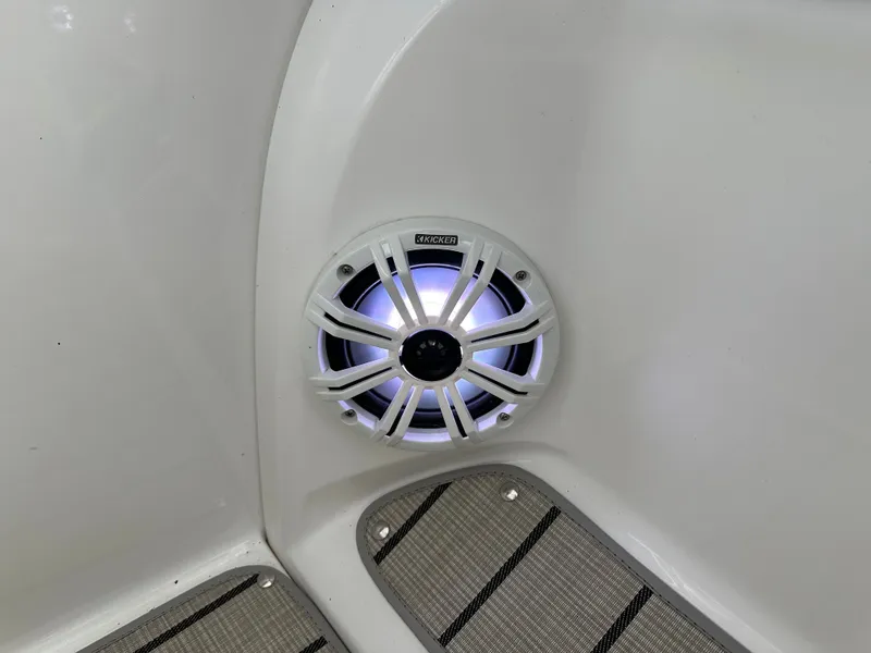 Slide: The Image of Speaker with LED lighting in a 2008 Cobalt 323 boat. - 23