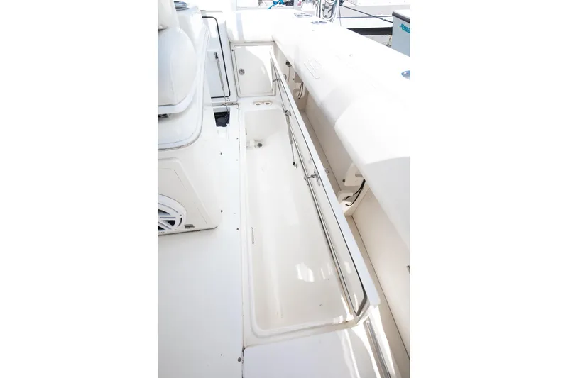 Slide: The Image of Interior view of a 2010 Boston Whaler 250 Outrage Fish Box - 37
