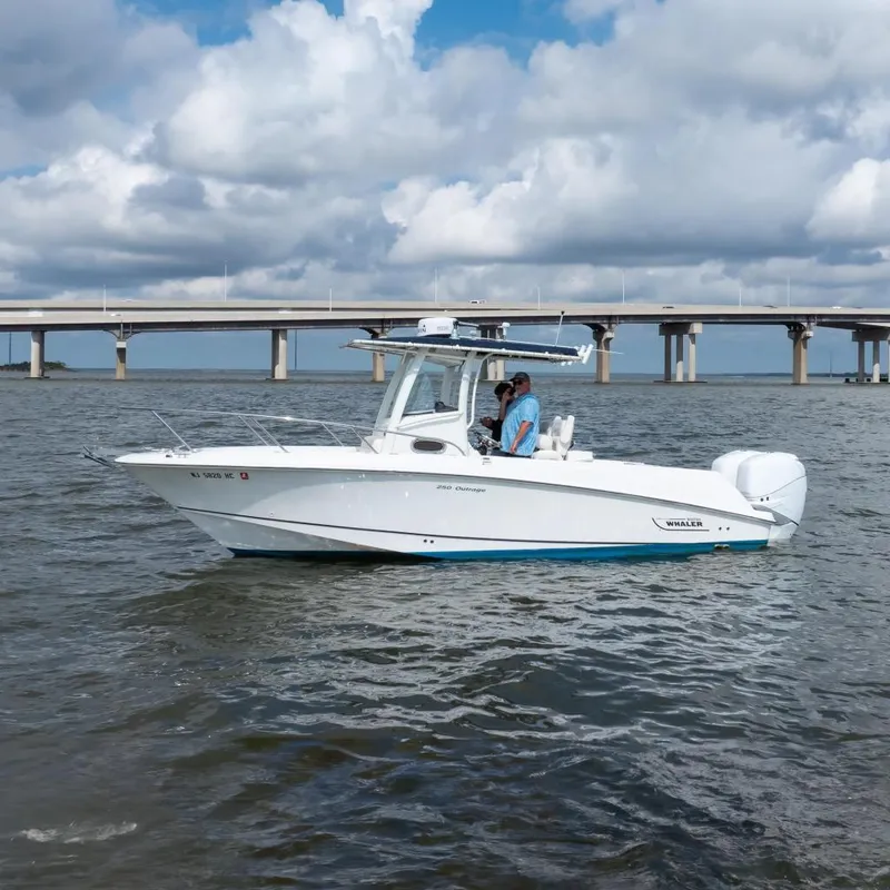 Slide: The Image of 2010 Boston Whaler 250 Outrage center console. - 6