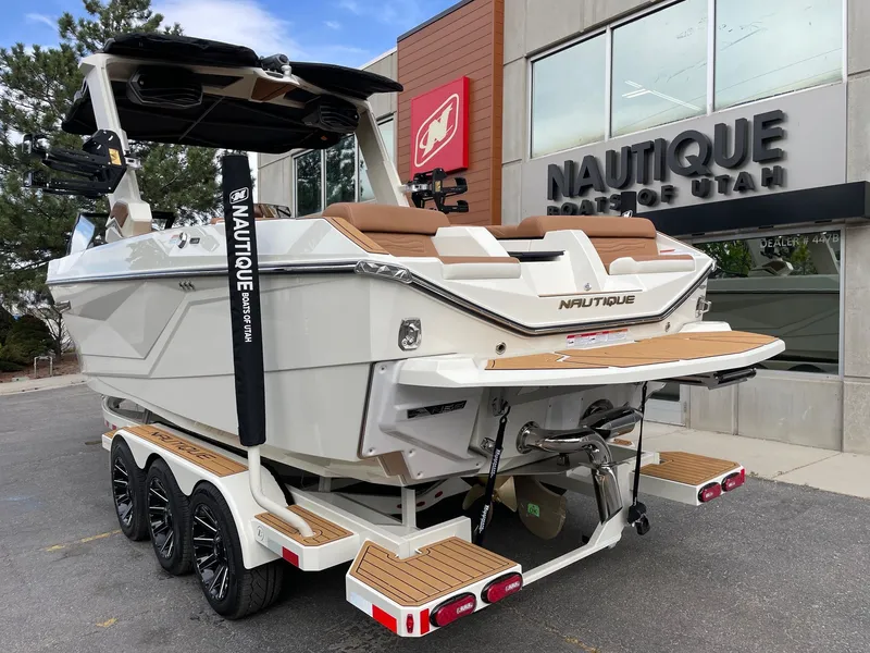 Slide: The Image of 2026 Nautique G25 boat at Nautique Boats of Utah. - 3