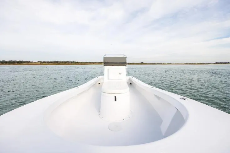 Slide: The Image of Spacious bow with large sunbed. - 3