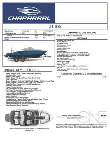 Slide: The Image of Chaparral 21 SSI Sport 2021 - 29