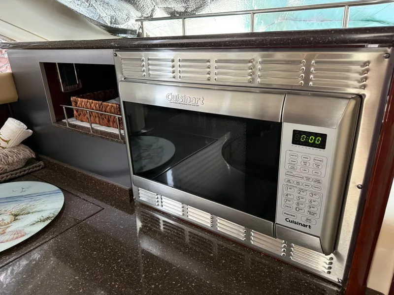 Slide: The Image of Cuisinart microwave in 2012 Meridian 441 Sedan yacht kitchen. - 37