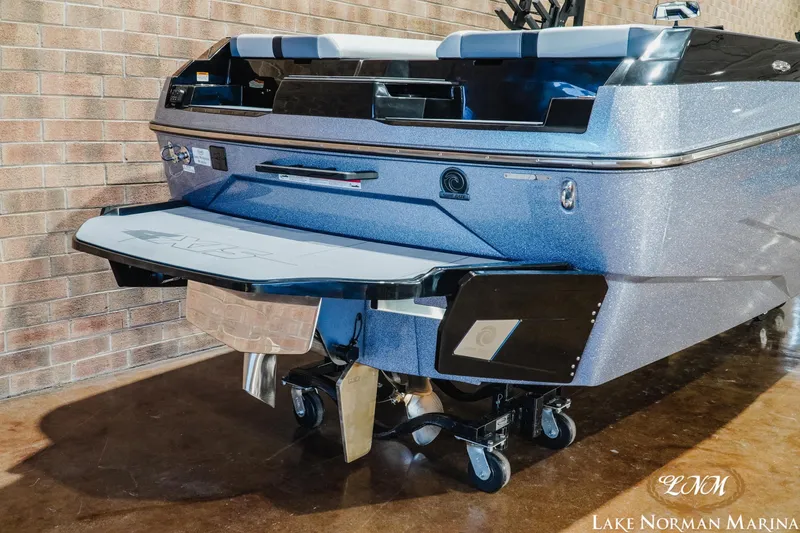 Slide: The Image of 2026 Axis A245 boat rear view at Lake Norman Marina. - 7