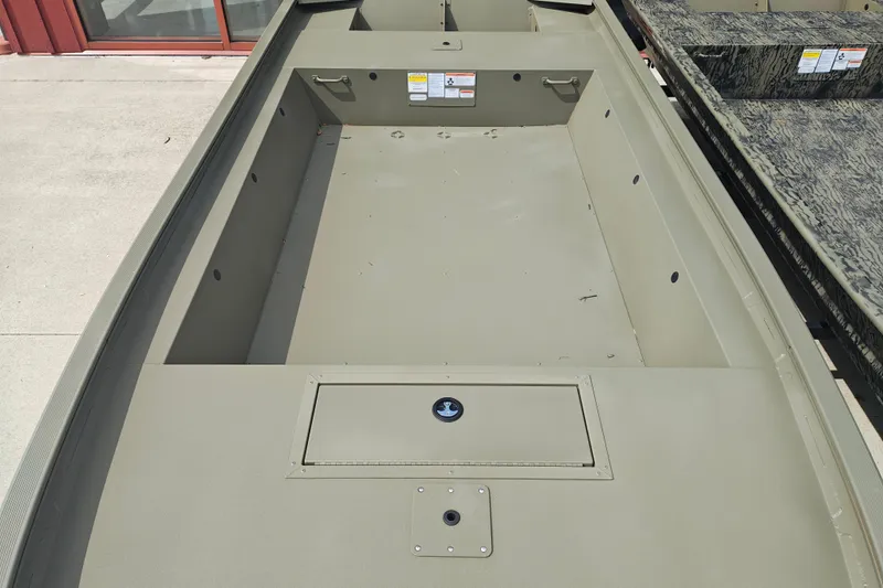 Slide: The Image of 2026 Tracker Grizzly 1754 Utility boat interior, showcasing spacious and durable design. - 28