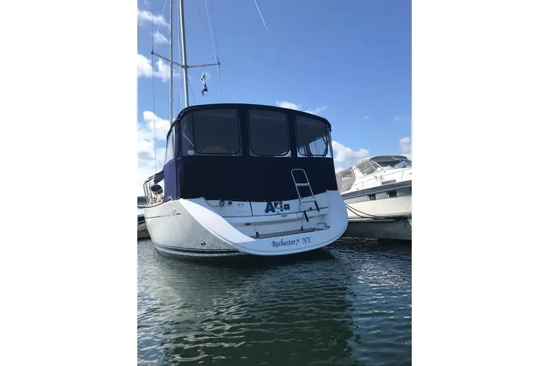 Slide: The Image of 2007 Jeanneau Sun Odyssey 36i sailboat docked in marina, Rochester, NY. - 9