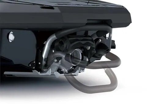 Slide: The Image of 2026 Kawasaki Jet Ski STX rear view showcasing engine and exhaust system. - 9