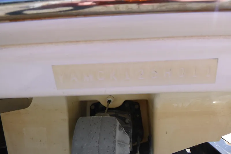 Slide: The Image of 2011 Yamaha Boats AR240 HO hull identification number close-up. - 16