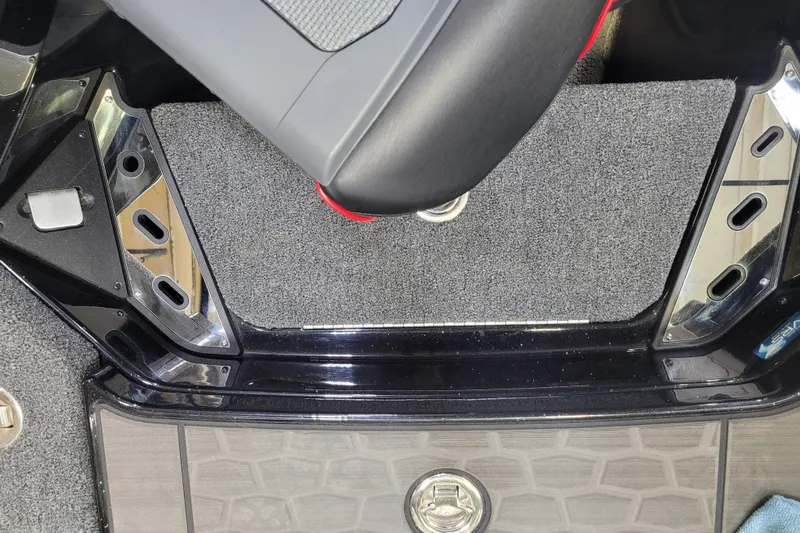 Slide: The Image of 2025 Ranger Z520R Cup-Equipped boat interior with sleek design and modern features. - 17